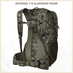 Badlands ATX 25 waistbelt closeup shows molded foam and comfort fit.