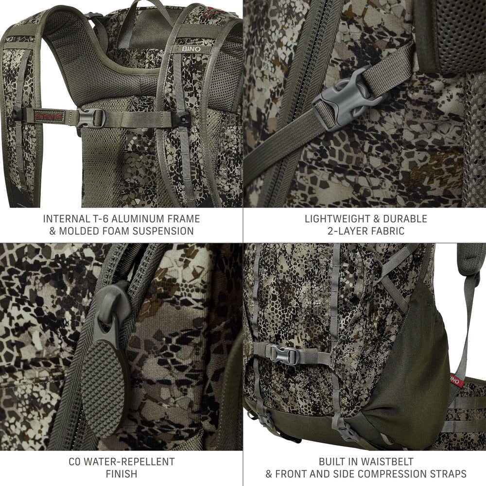 Badlands ATX 25 weather-resistant fabric withstands tough hunting conditions.