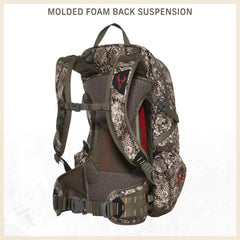 Badlands Diablo VT Mud with Bino Connect compatibility keeps optics ready.