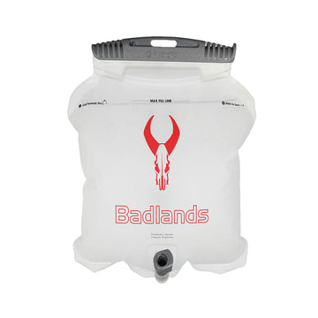 Badlands Hydration Reservoir with insulated tube keeps beverages colder longer.