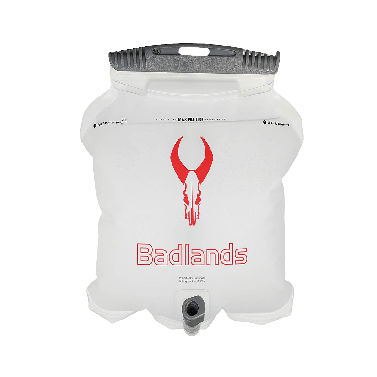 Badlands Hydration Reservoir with insulated tube keeps beverages colder longer.