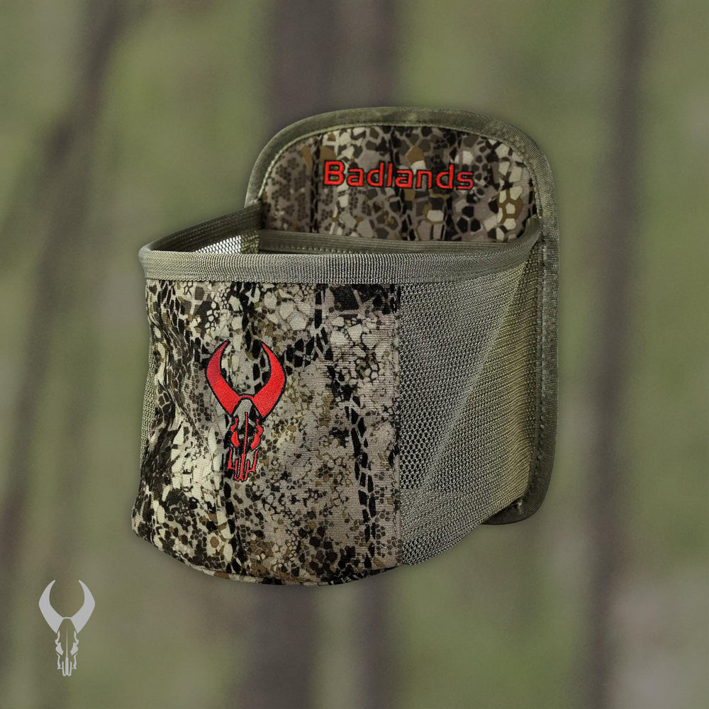 Badlands Molle-compatible design adapts to harness or pack.
