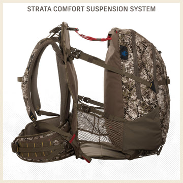 Badlands MRK 2 Pack MOLLE-waistbelt for easy accessory attachments.