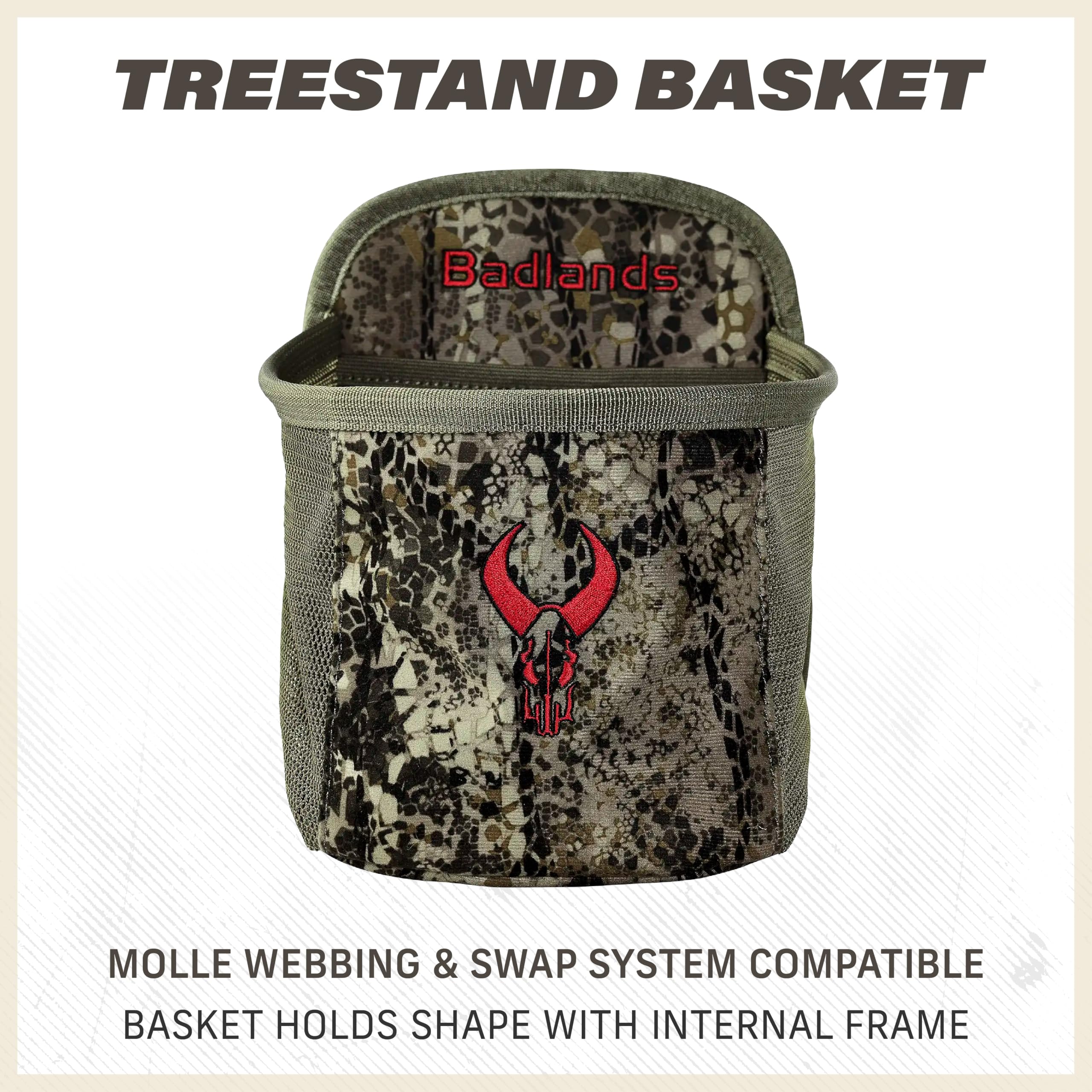 Badlands SWAP system attachment shows versatile compatibility for field setup.