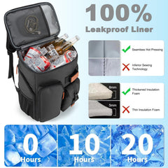 BAGPARKK leakproof liner close-up highlighting spill resistance
