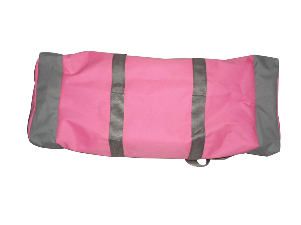 Dimensions of the carry-on bag are 26 by 11.5 by 10.5 inches.