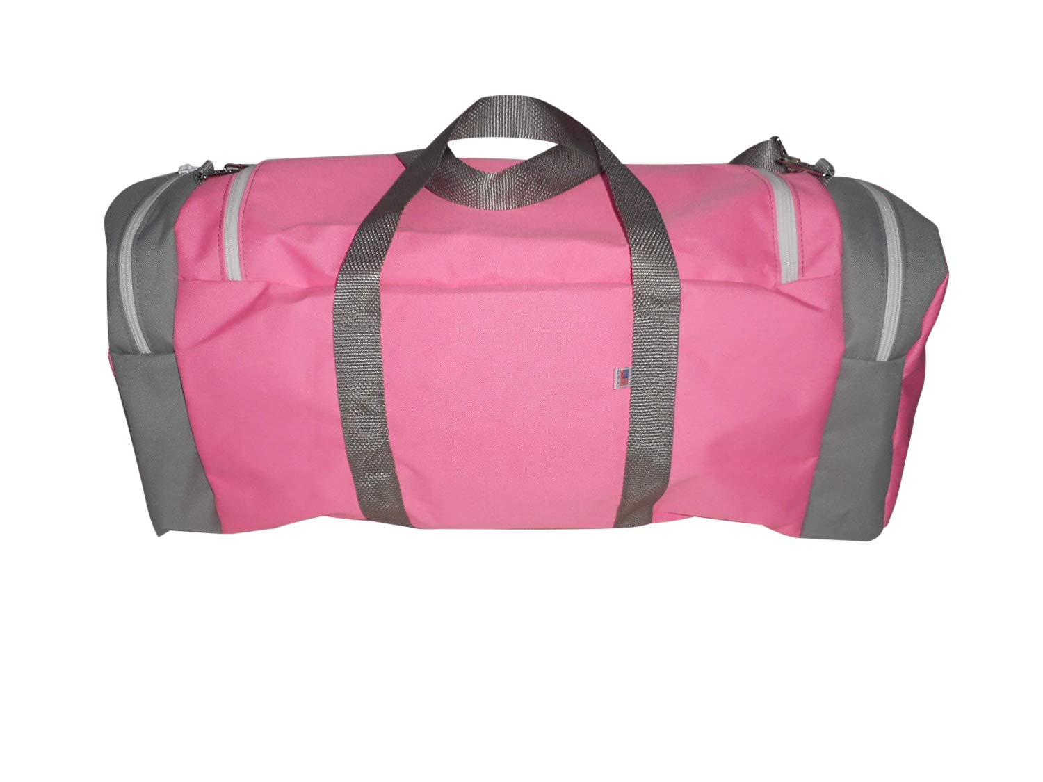 End compartments on the carry-on bag help organize belongings on the go.