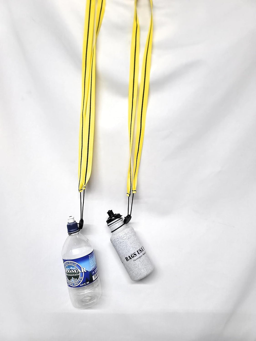 BAGS USA water bottle holder front view with universal fit.