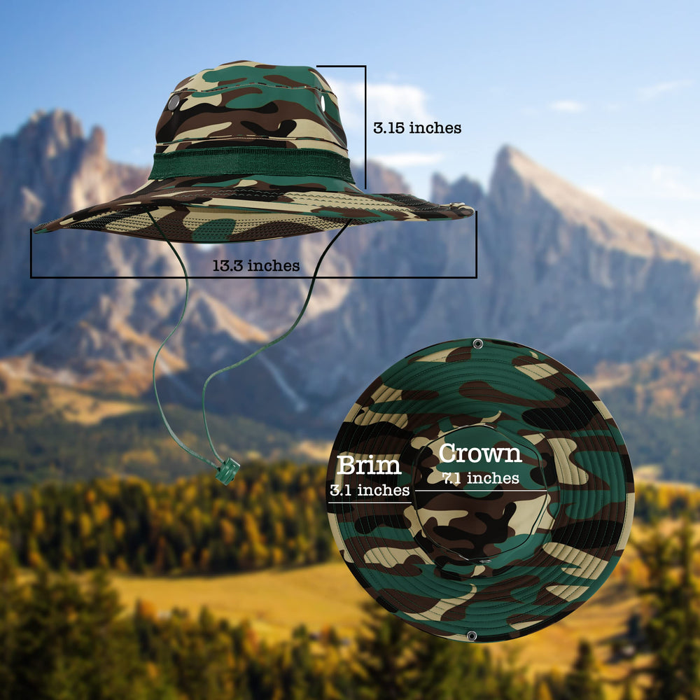 BaHoki Essentials casual safari hat fits in a backpack for quick trips.
