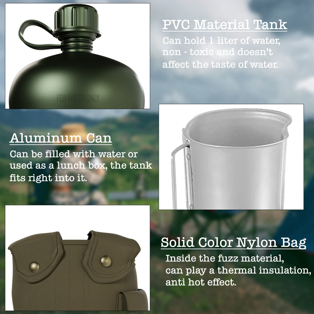 BaHoki Essentials green cotton cover protects and cushions the bottle.