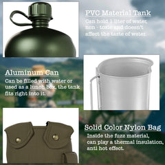 BaHoki Essentials green cotton cover protects and cushions the bottle.