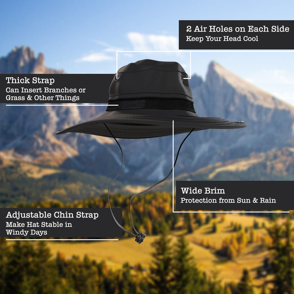 BaHoki Essentials hat with folded brim versatile for hikes