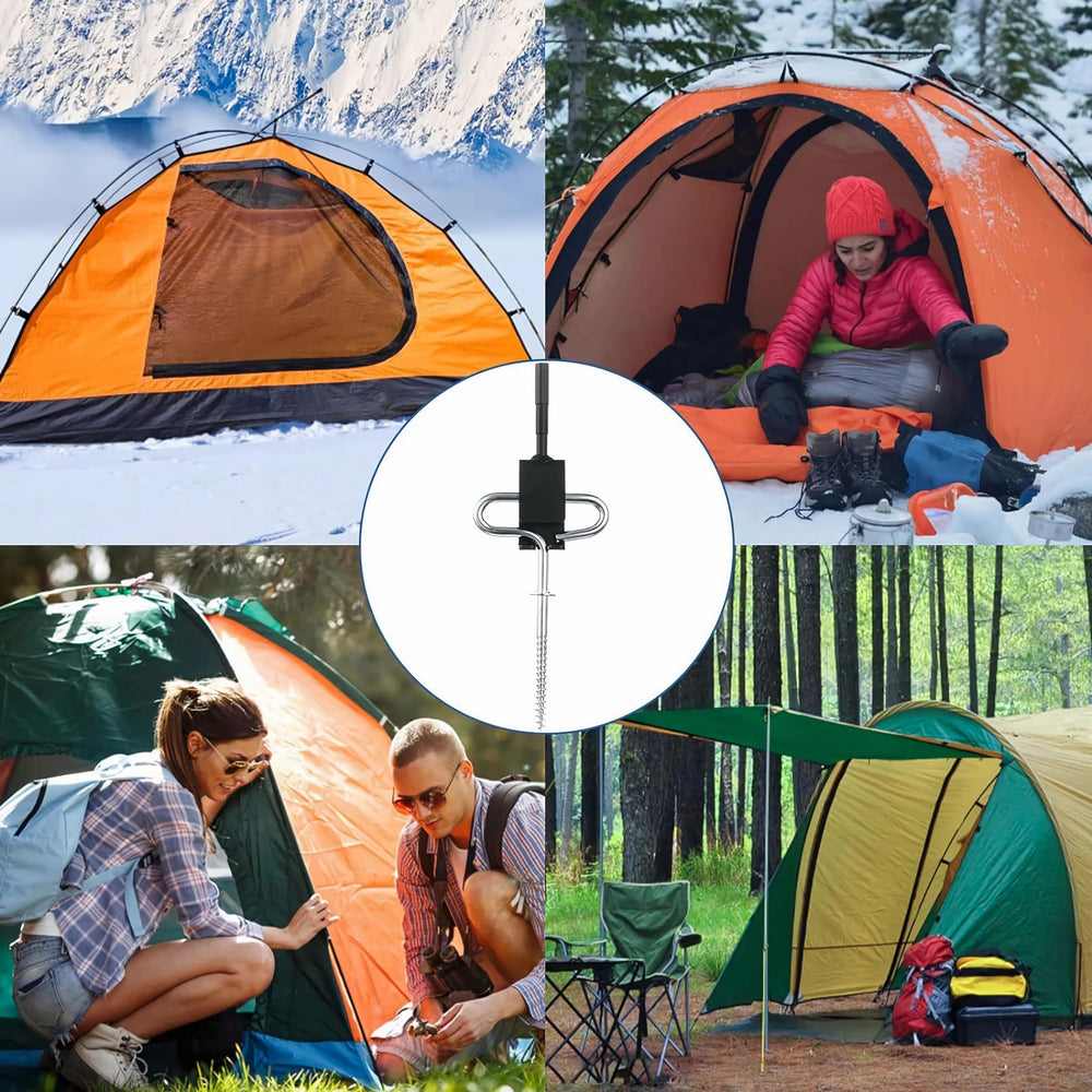 Easy ice shelter setup using Baieasy kit