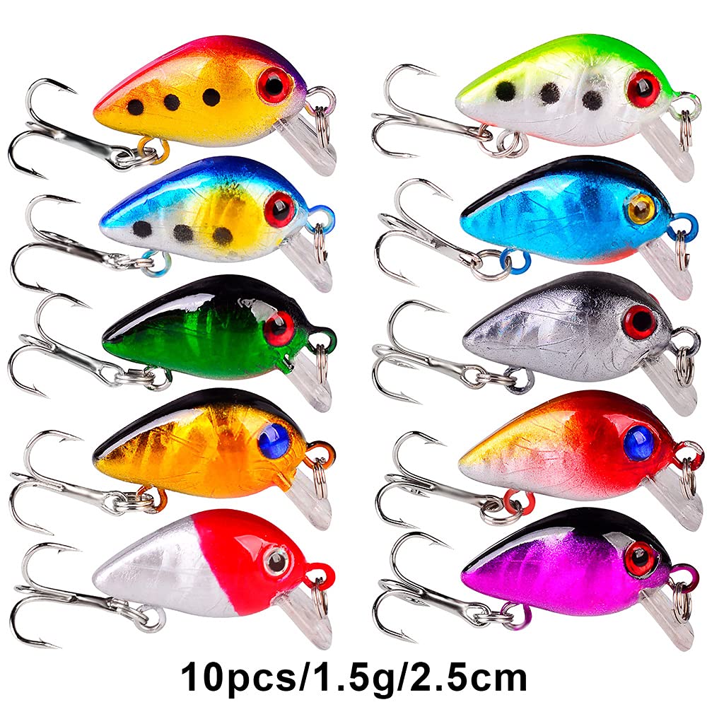 Baikalbass crankbait close-up shows strong hardware and sharp treble hooks.