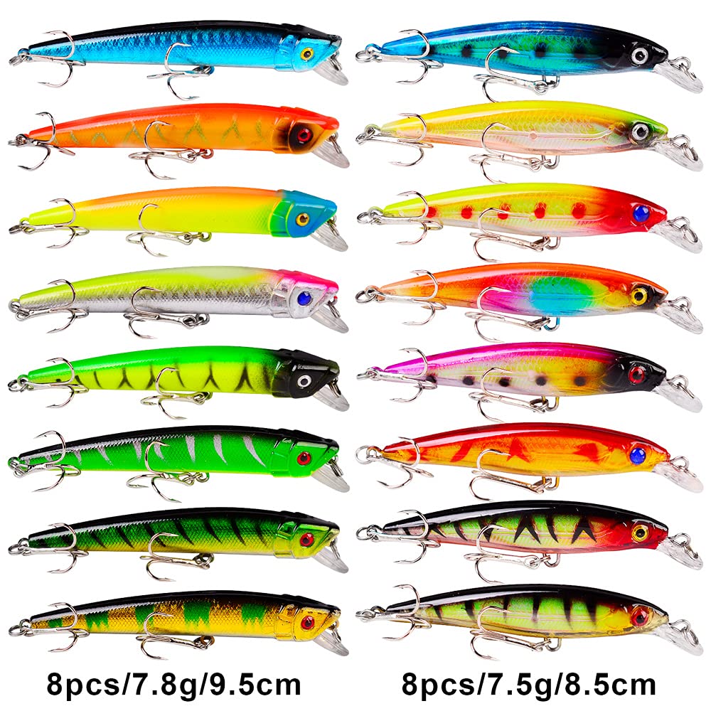 BAIKALBASS crankbait collection delivers sharp hooks for deep-water bass and pike.