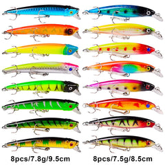 BAIKALBASS crankbait collection delivers sharp hooks for deep-water bass and pike.