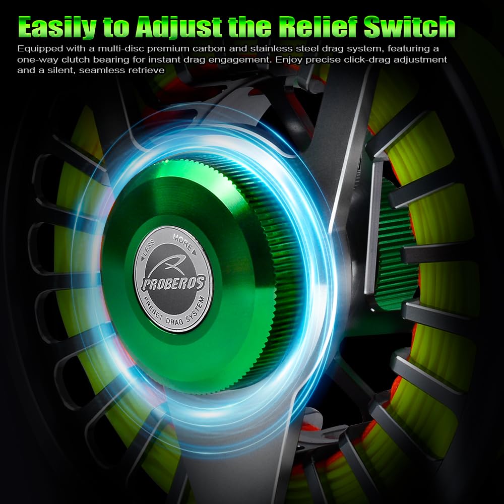 Baikalbass fly reel preloaded line with backing and leader for quick fishing setup.