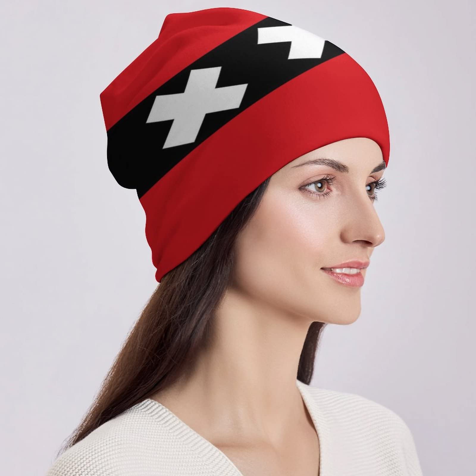 BAIKUTOUAN Amsterdam City Flag warm ear coverage ideal for outdoor activities.