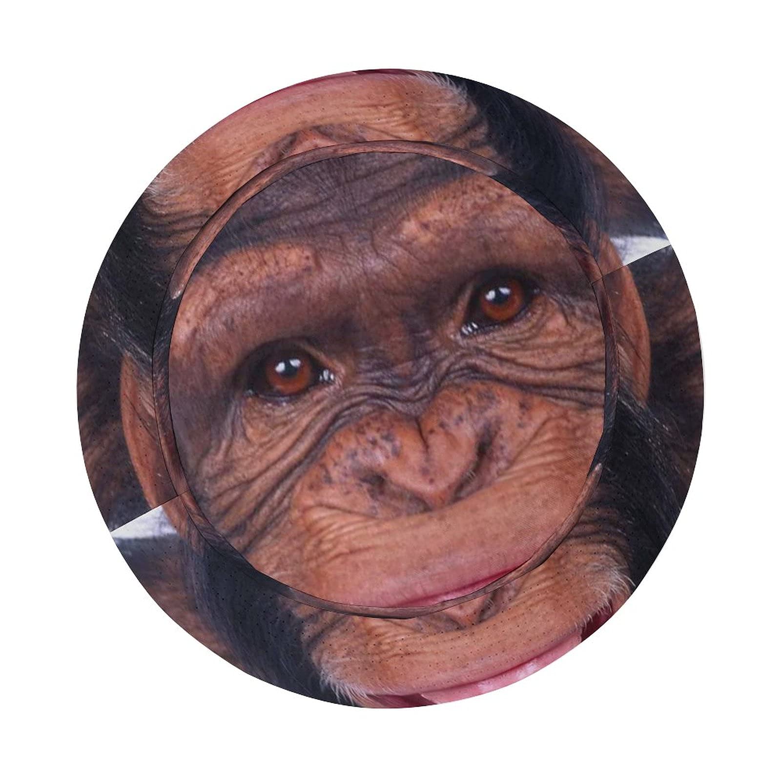 BAIKUTOUAN Big Monkey Orangutan Face Bucket Hat packable travel design for easy transport.
