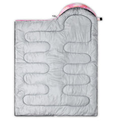 BailiPromise Pink Cloud sleeping bag waterproof outer emphasizes durability during rain.