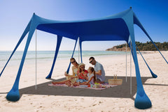 bailinghai beach tent 10x10 setup provides durable shade on sunny days.