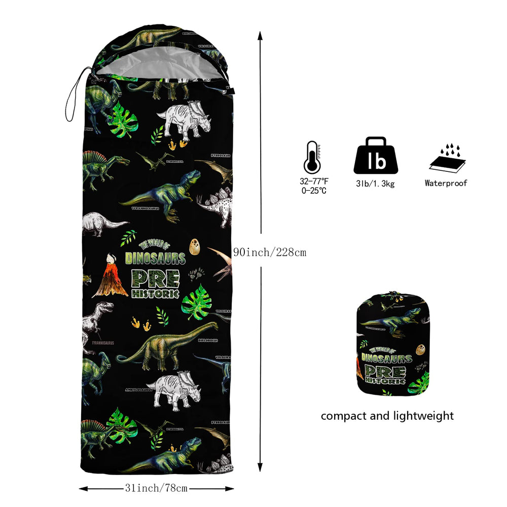 BailiPromise versatile camping sleeping bag for adults and kids outdoors