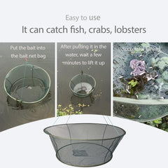 Four bait cages included