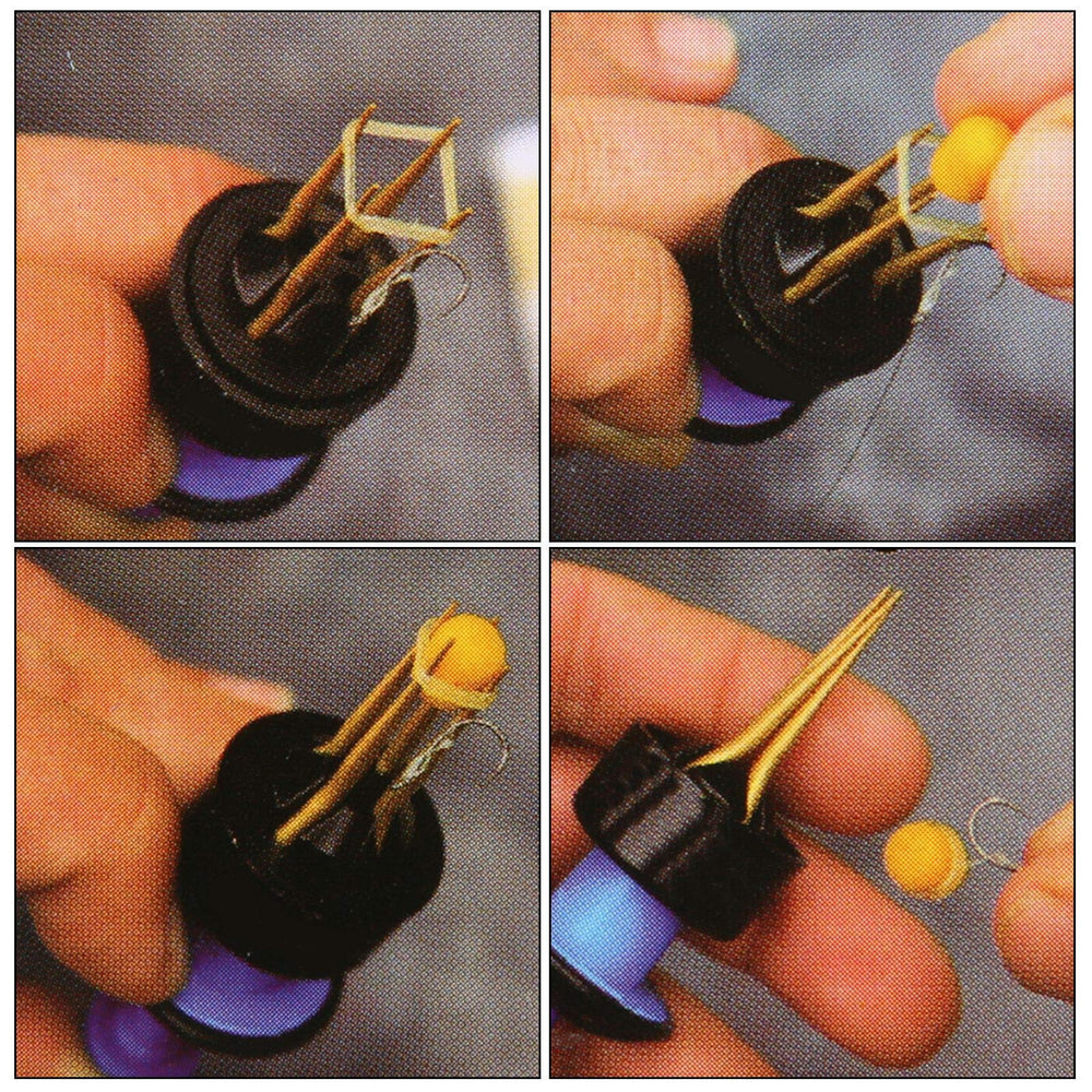 Built-in worm device on bait clip