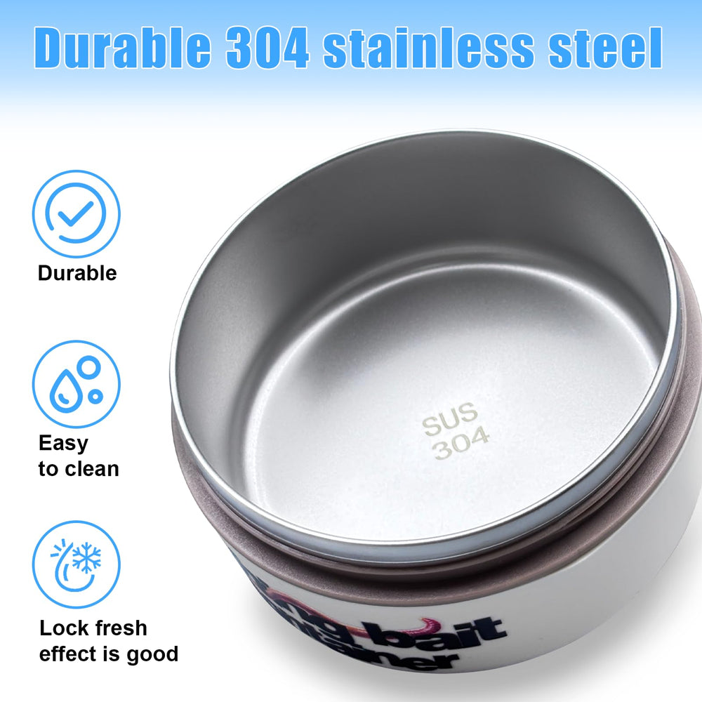 Ventilation holes for live bait in the bait box