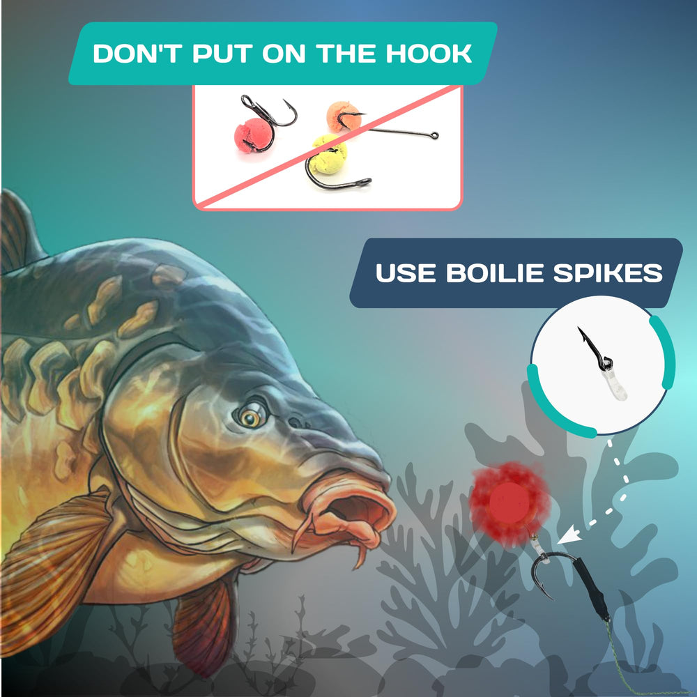Carp biting at Bait Nerd pop-up boilies