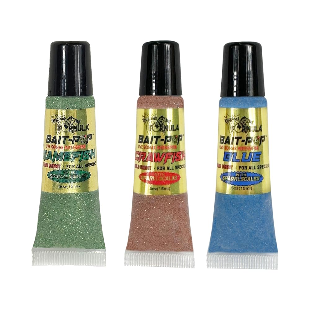 Bait-Pop Sparklscales visual add-on enhancing lure visibility on the water