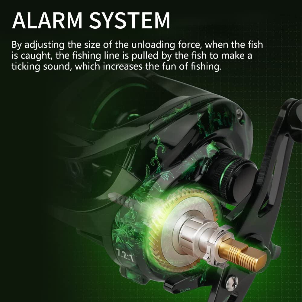 Baitcasting reel with 18+1 ball bearings