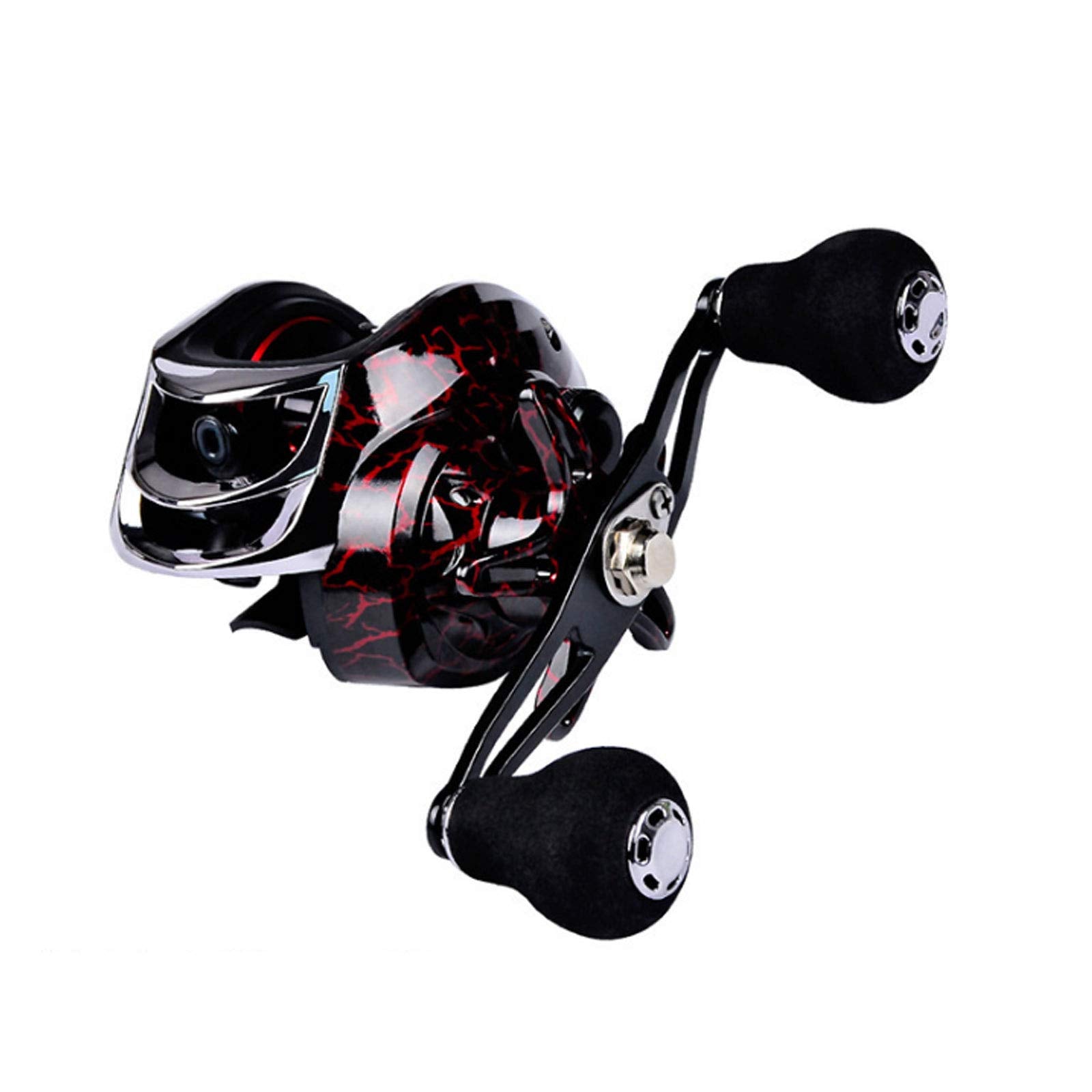 Baitcasting reel showing 7.1:1 gear ratio