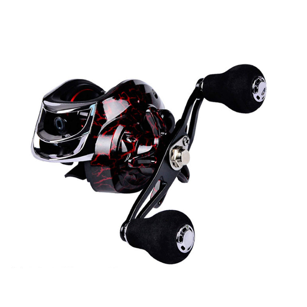 Baitcasting reel showing 7.1:1 gear ratio
