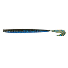 BAITFUEL Big Bopper Worm, 5.75 inch, Okeechobee Craw, ideal for weed-edge casts.