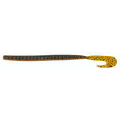 BAITFUEL Big Bopper Worm tail action showing strong vibration for Carolina rigs