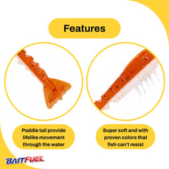 BAITFUEL GO2 Shrimp high-impact finishes match local forage.