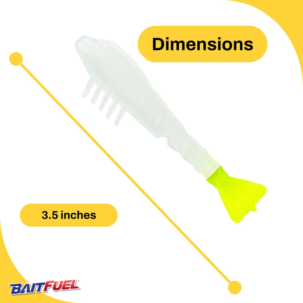 BAITFUEL GO2 Shrimp scent-infused technology triggers aggressive strikes.