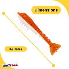 BAITFUEL GO2 Shrimp scent-infused technology attracts bites.