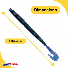 BaitFuel MegaBopper with X55 formula enhances scent and bite potential in weedy areas.