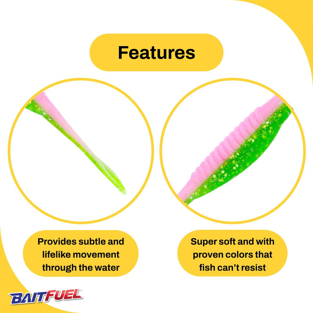 GO2 Twitch 4-Inch profile highlights realistic baitfish shape.