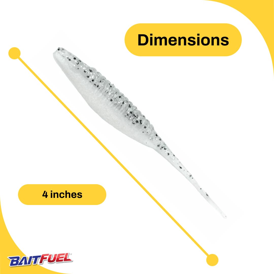 BAITFUEL GO2 Twitch action close-up shows lifelike flicker and vibration.
