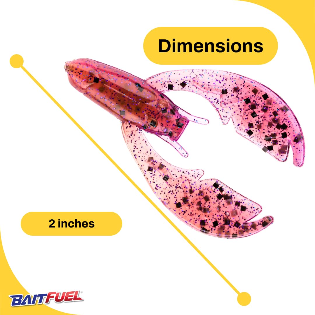BAITFUEL Tiny PACA Chunk solid body design stays secure on rigs