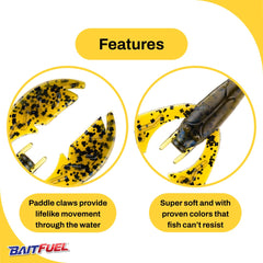 BAITFUEL Tiny PACA Chunk solid body keeps rig secure.