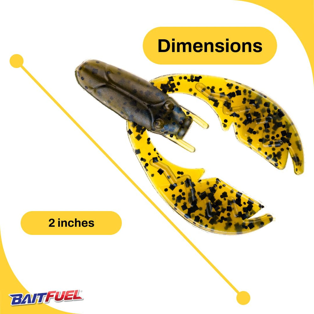 BAITFUEL Tiny PACA Chunk trailer jig shows strong bite attraction.