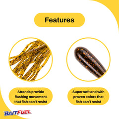 NetBait BaitFuel Tubes neutrally buoyant design for versatile presentations.