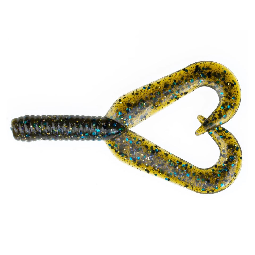 BAITFUEL Twin Tail action shows lifelike motion to attract bass.