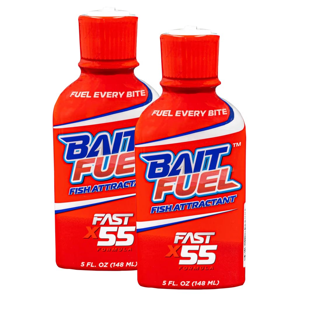 BAITFUEL X55 gel bottle application creates a potent scent cloud to attract bass
