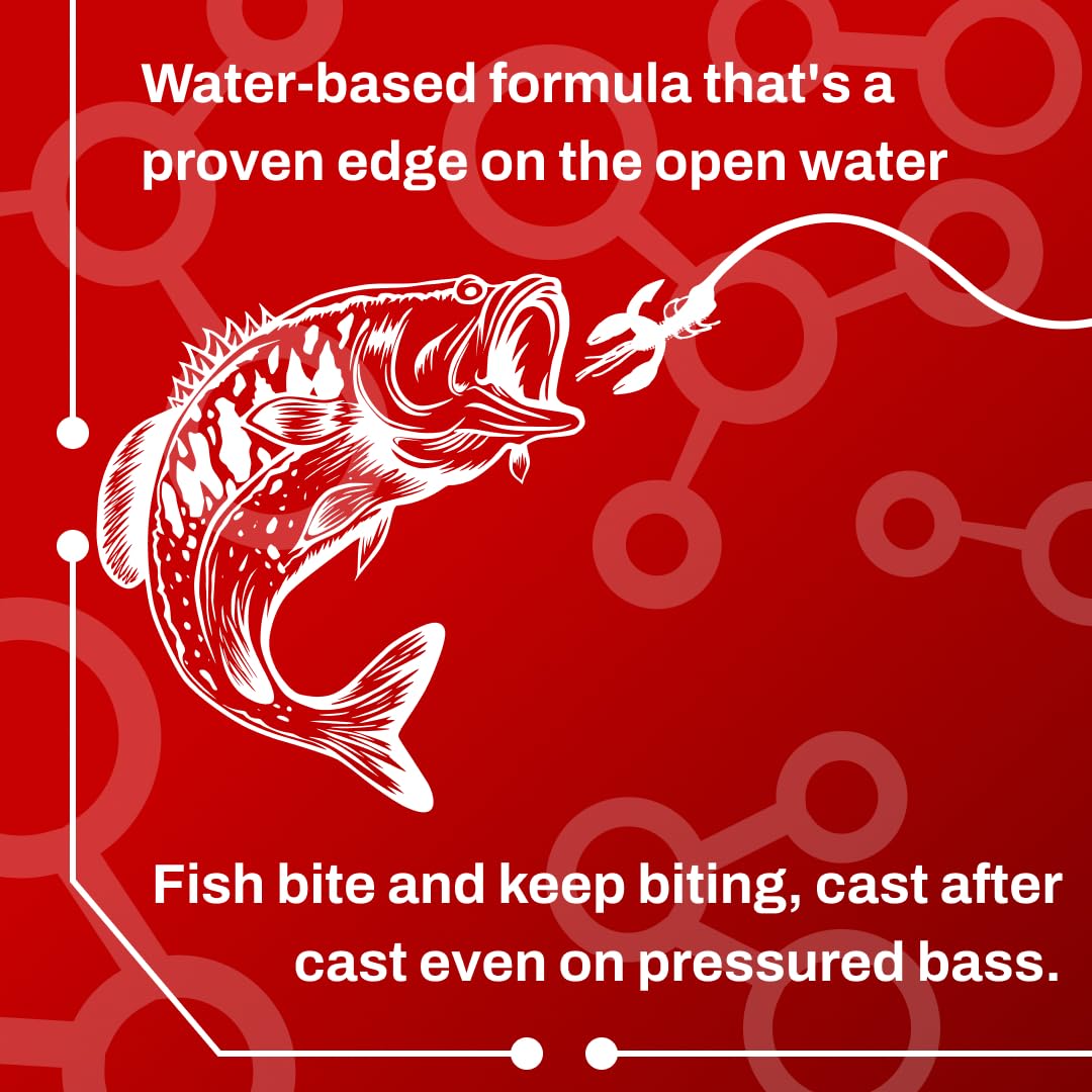 BAITFUEL X55 stick adhered to bait, extending scent trail for more bites.