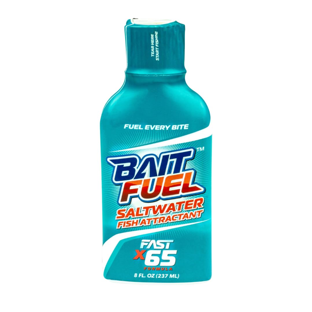 BAITFUEL X65 Saltwater Gel applied to lure drives stronger scent signals.